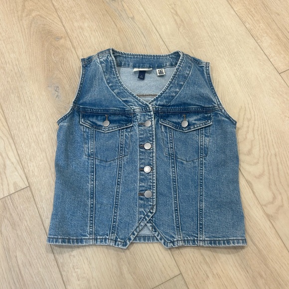 Universal Thread Tops - Universal Thread Blue Denim Vest